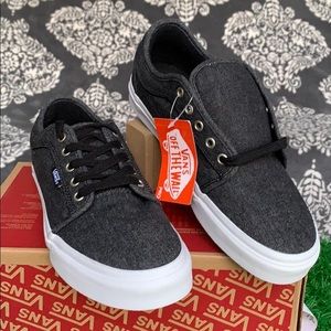 VANS WMNS CHUKKA LOW DENIM Black/Pewter/White